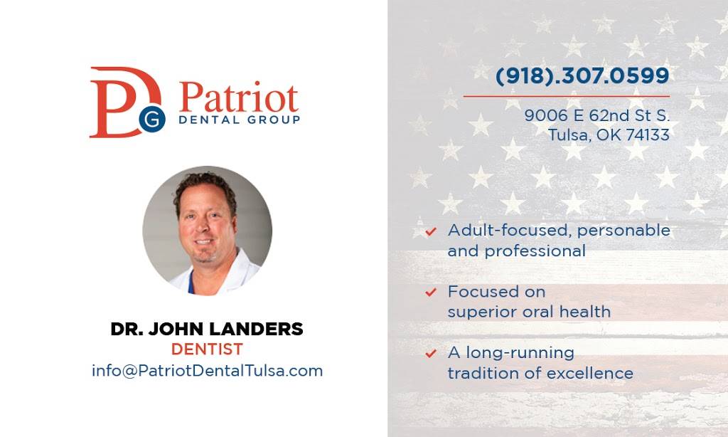 Patriot Dental Group | Tulsa Dentist | 9006 E 62nd St, Tulsa, OK 74133, USA | Phone: (918) 307-0599