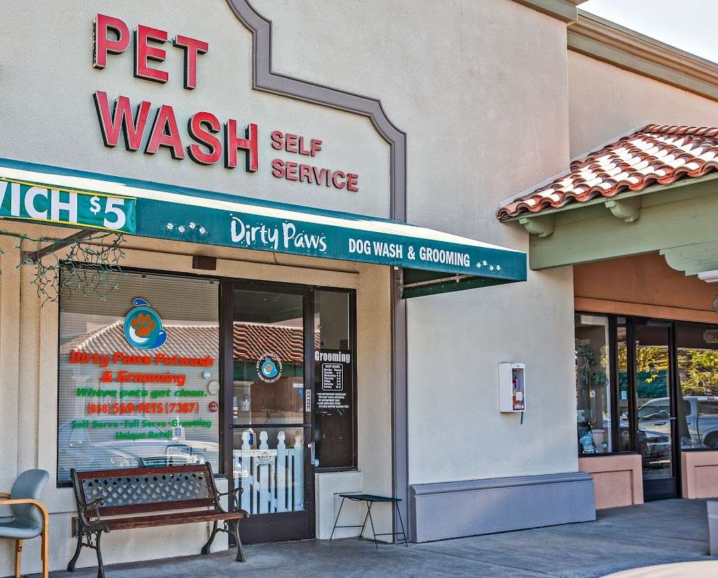 Dirty Paws Pet Wash | 6030 Santo Rd # F, San Diego, CA 92124, USA | Phone: (858) 569-7387