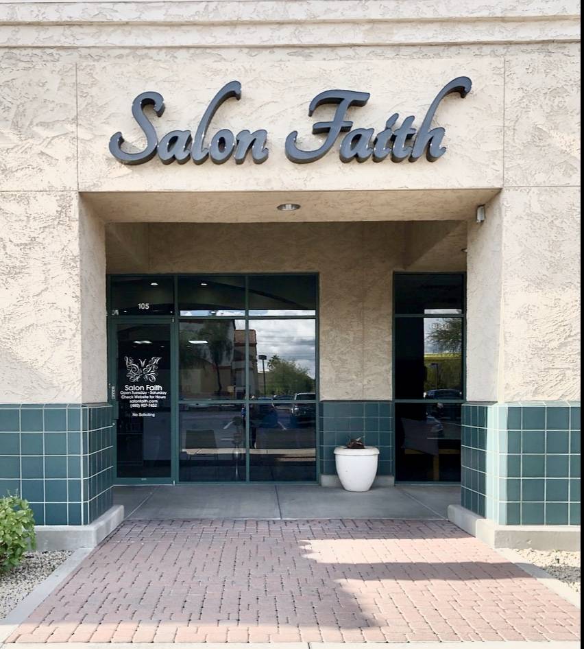 Salon Faith | 10050 N Scottsdale Rd #105, Scottsdale, AZ 85253, USA | Phone: (480) 907-7452