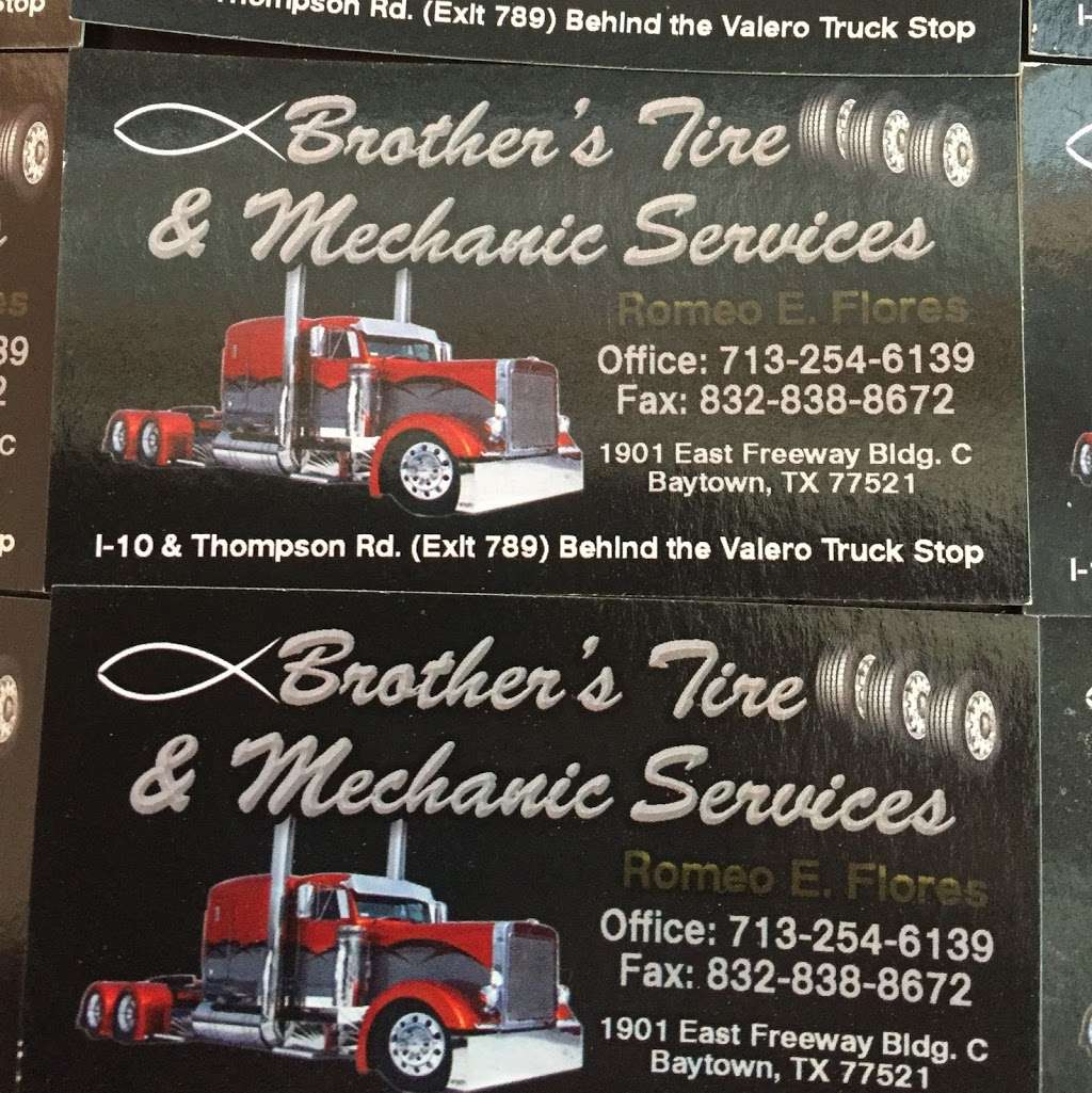 BROTHERS TIRE & MECHANIC SERVICES | BLDG. C, 1901 East Fwy, Baytown, TX 77521, USA | Phone: (713) 254-6139