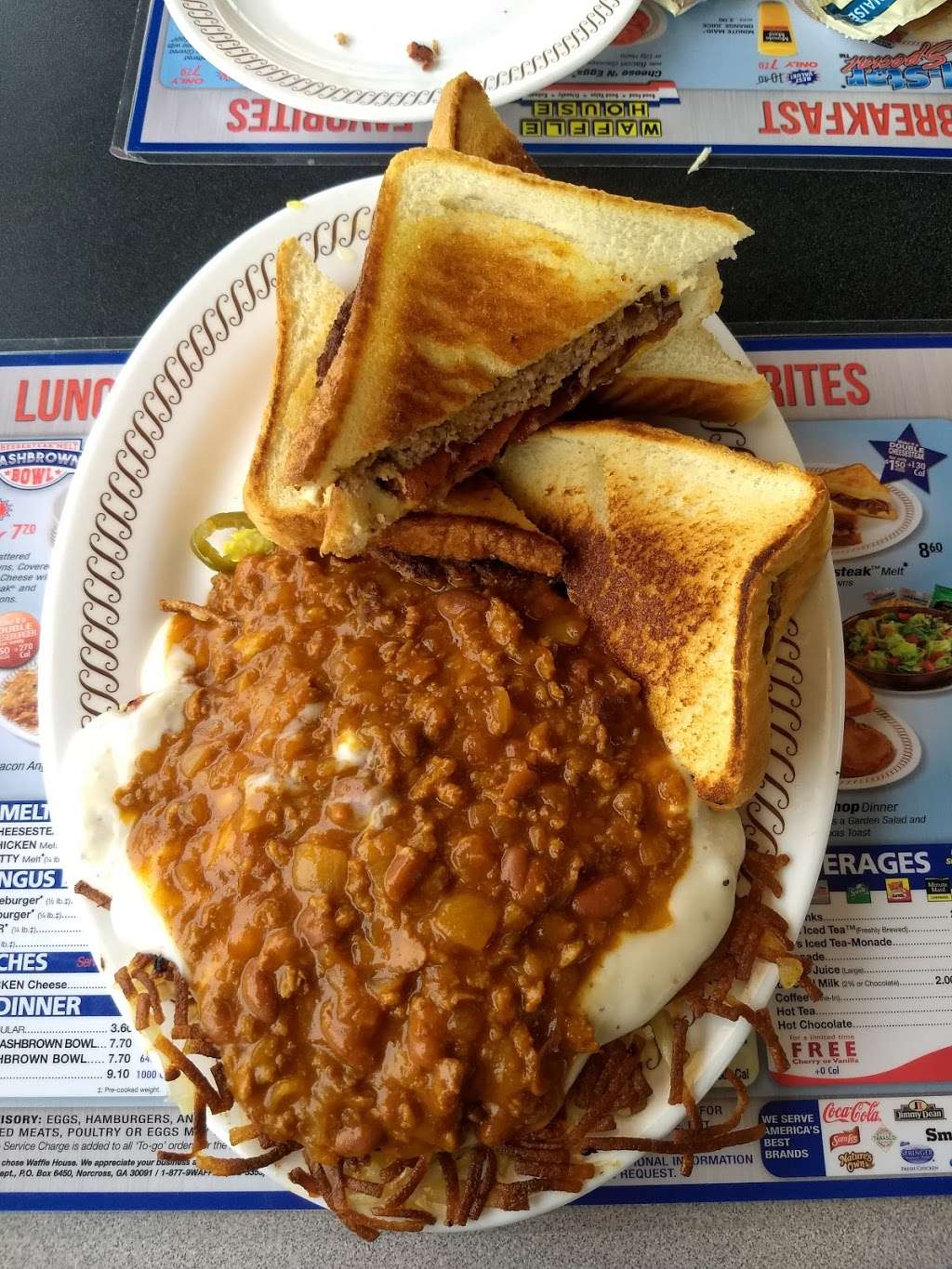 Waffle House | 103 Keyes Ferry Rd, Charles Town, WV 25414, USA | Phone: (304) 268-5547