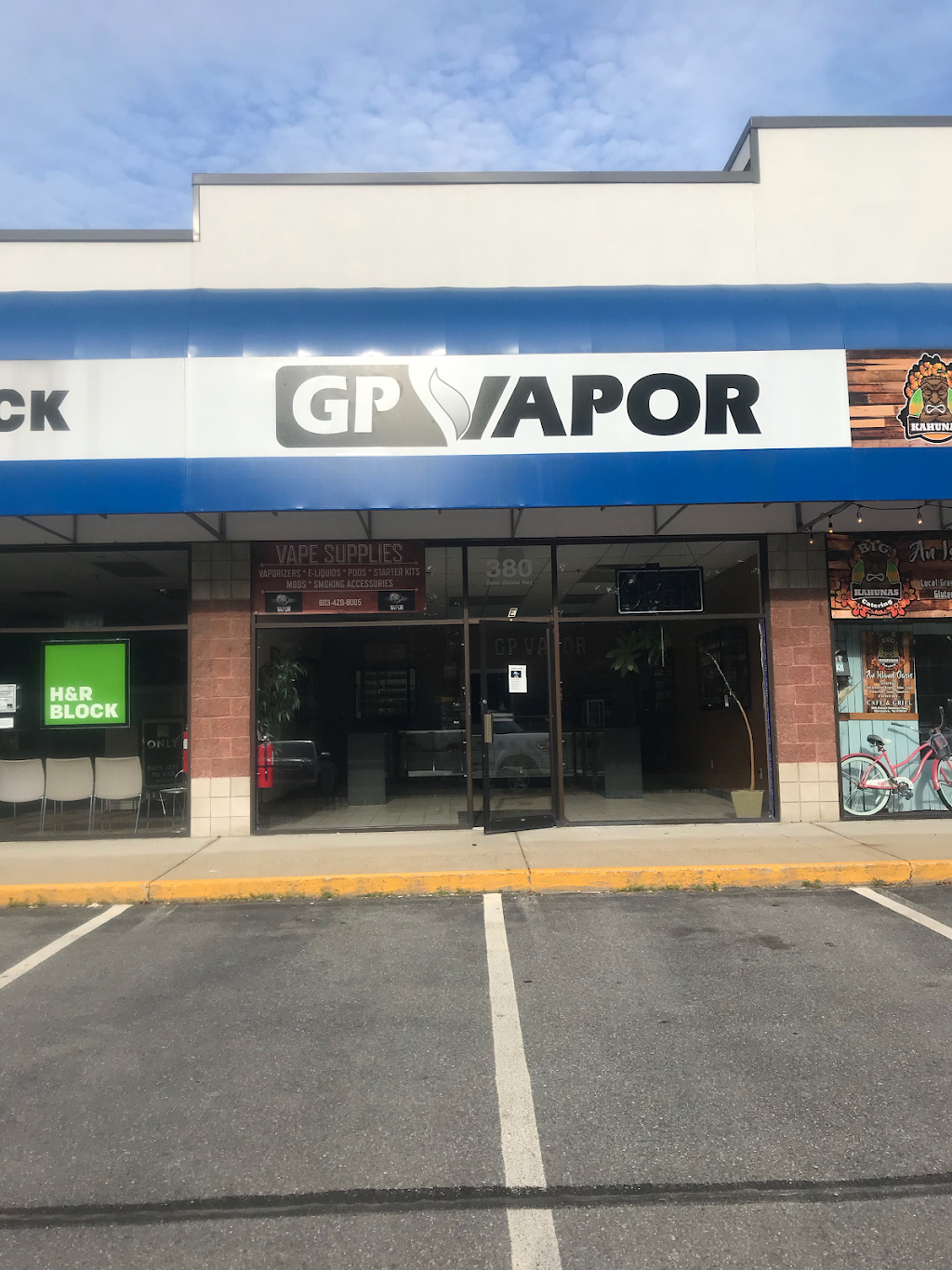 GP Vapor Vape Supplies, Smoking Accessories & CBD | 380 Daniel Webster Hwy, Merrimack, NH 03054, USA | Phone: (603) 420-8005