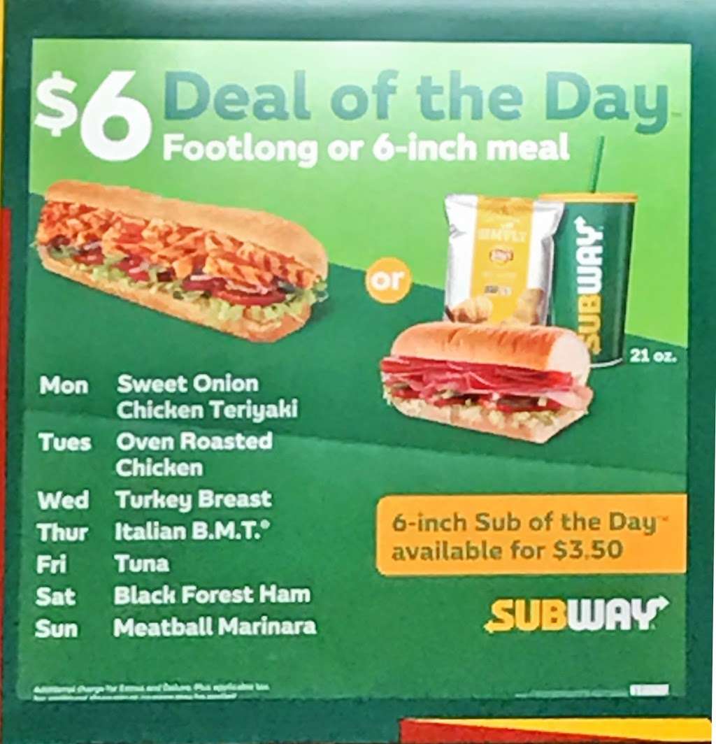 Subway Restaurants | 7056 Archibald Ave #109, Corona, CA 92880, USA | Phone: (951) 738-1211