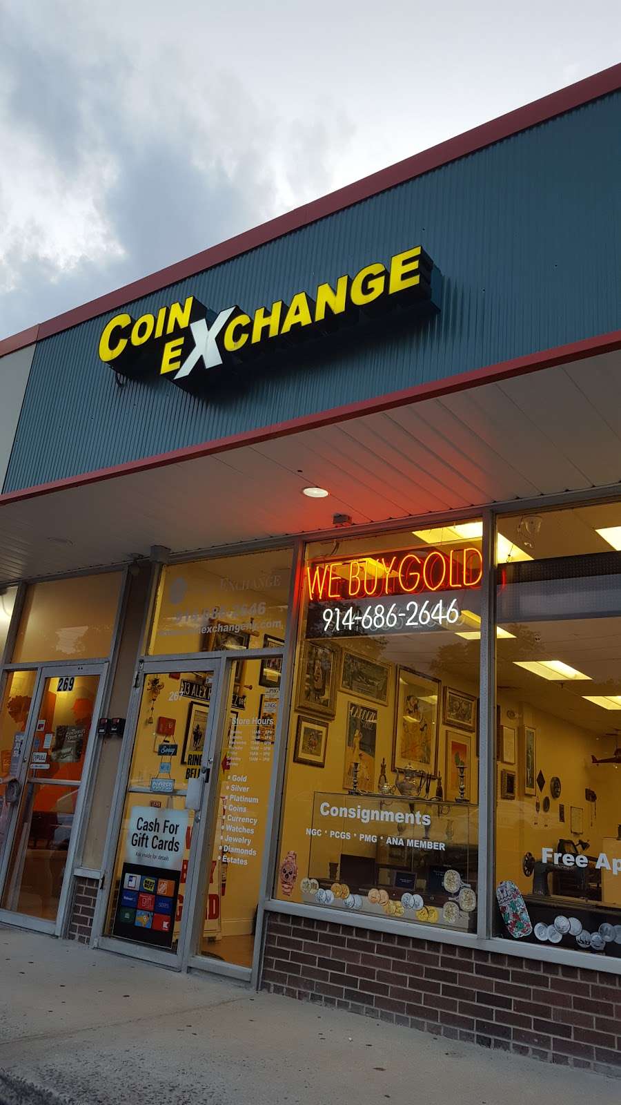 Coin Exchange NY | 267 S Central Ave, Hartsdale, NY 10530, USA | Phone: (914) 686-2646