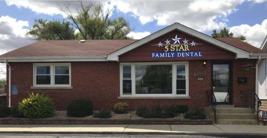 5 Star Family Dental | 615 E 162nd St, South Holland, IL 60473, USA | Phone: (708) 331-1900