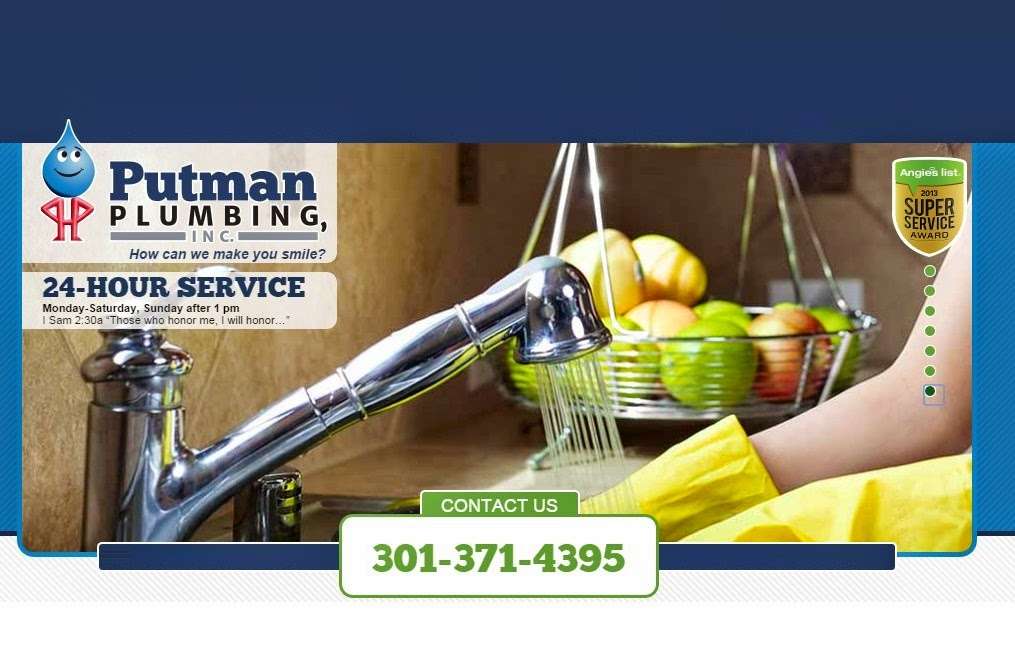 Putman Plumbing, Inc | 9 Boileau Drive, Middletown, MD 21769, USA | Phone: (301) 371-4395