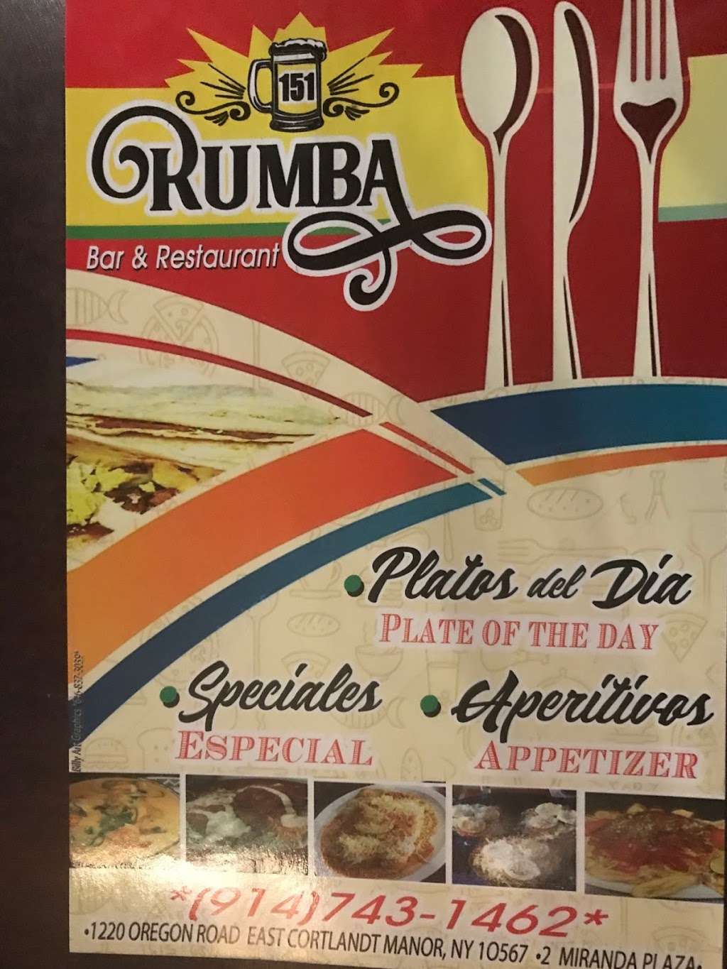 RUMBA 151 BAR AND RESTAURANT Miranda Plaza | 8, 1220 Oregon Rd E, Cortlandt, NY 10567, USA | Phone: (914) 743-1462