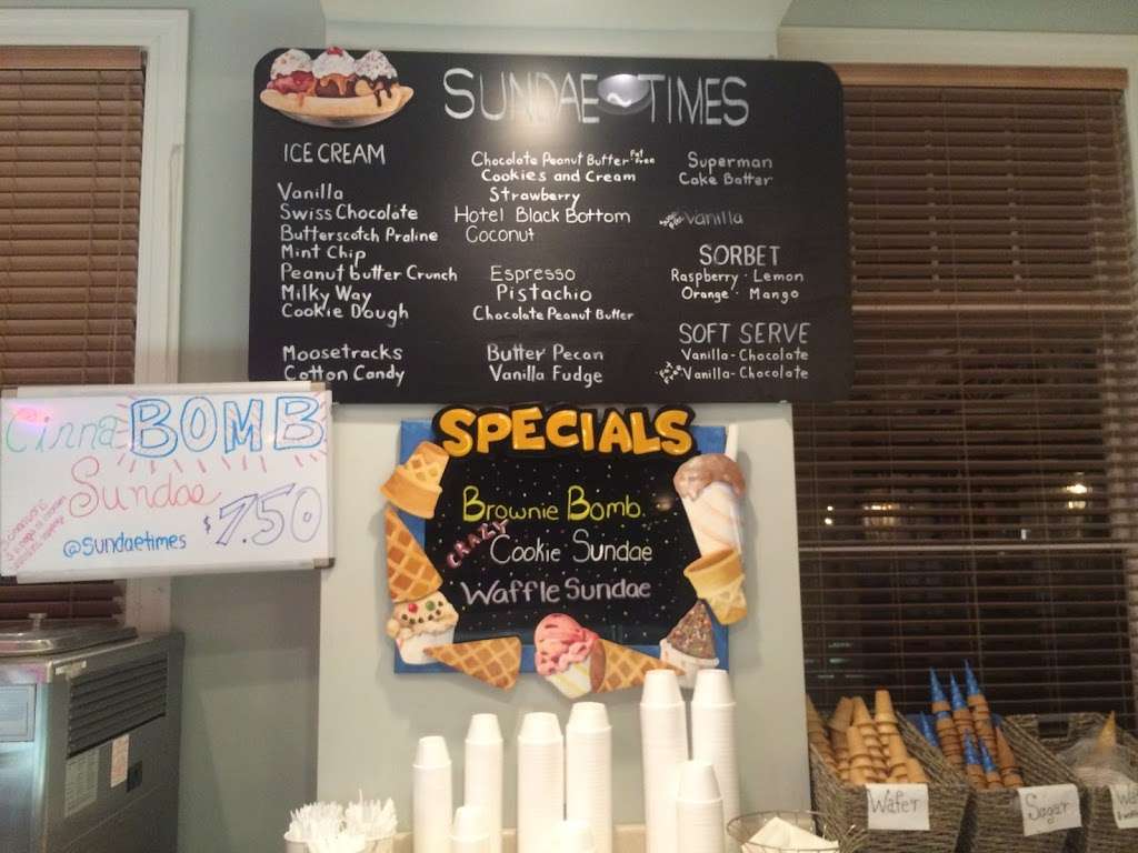 Sundae Times Ice Cream Shop | 17 Atlantic Ave, Spring Lake, NJ 07762, USA | Phone: (732) 282-9605