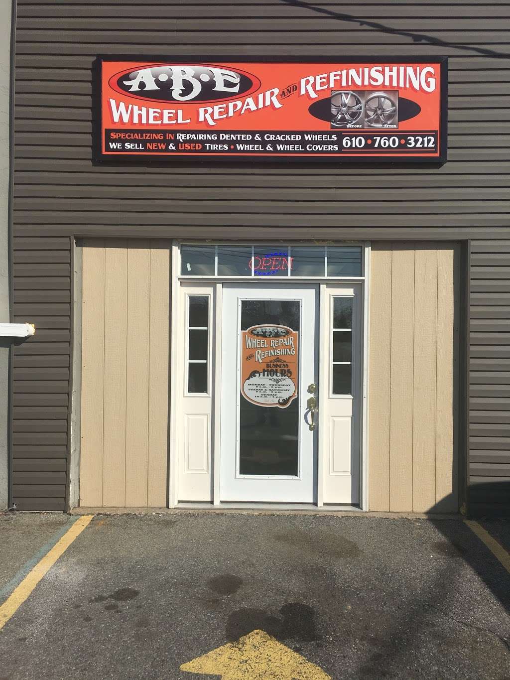 Abe Wheel Repair | 4315 PA-309, Schnecksville, PA 18078, USA | Phone: (610) 760-3212