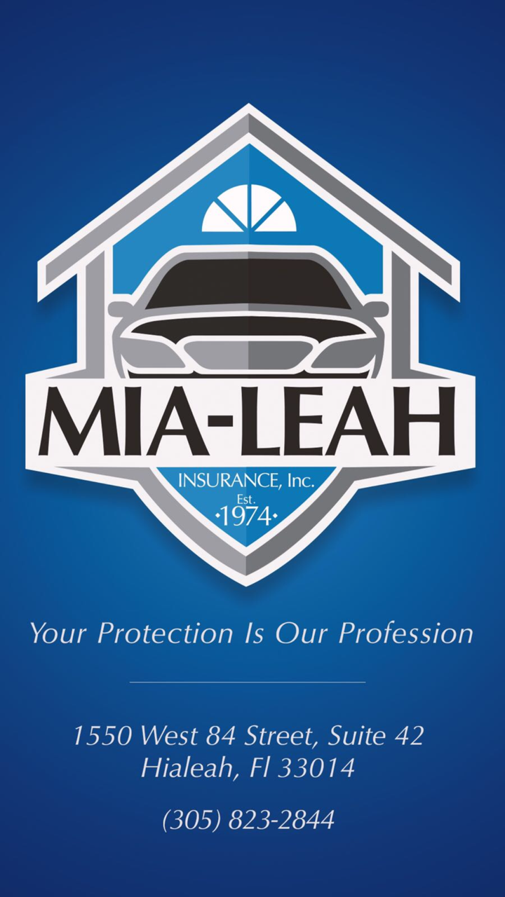 Mia-Leah Insurance | 1550 W 84th St Suite # 42, Hialeah, FL 33014, USA | Phone: (305) 823-2844