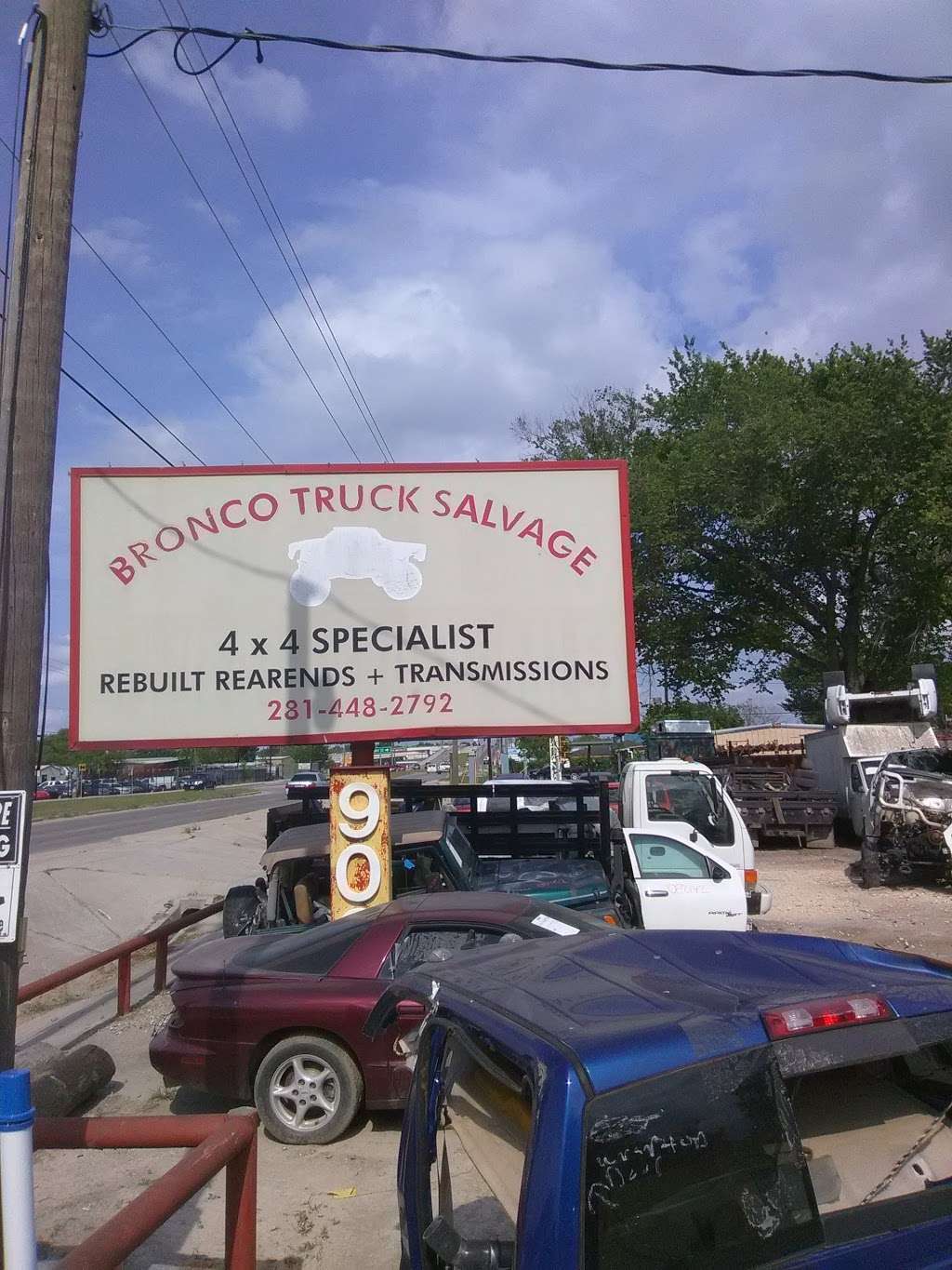 Bronco Auto & Truck Salvage | 900 Aldine Mail Rte Rd, Houston, TX 77037, USA | Phone: (281) 448-2792