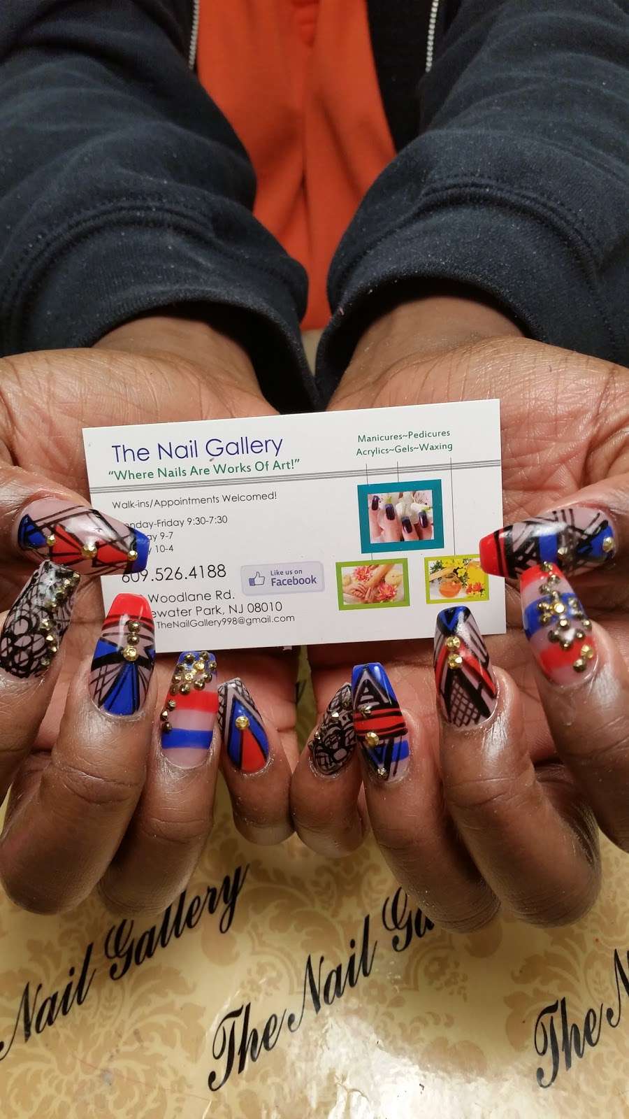 Nail Gallery | 998 Woodlane Rd, Beverly, NJ 08010, USA | Phone: (609) 526-4188