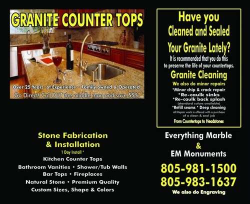 Everything Marble and Granite | 3401 W 5th St #220, Oxnard, CA 93036, USA | Phone: (805) 981-1500