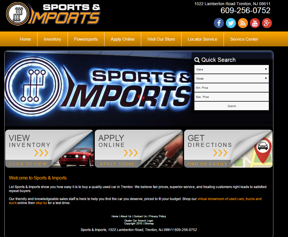 Sports & Imports | 1548 Lamberton Rd, Hamilton Township, NJ 08611, USA | Phone: (609) 256-0752