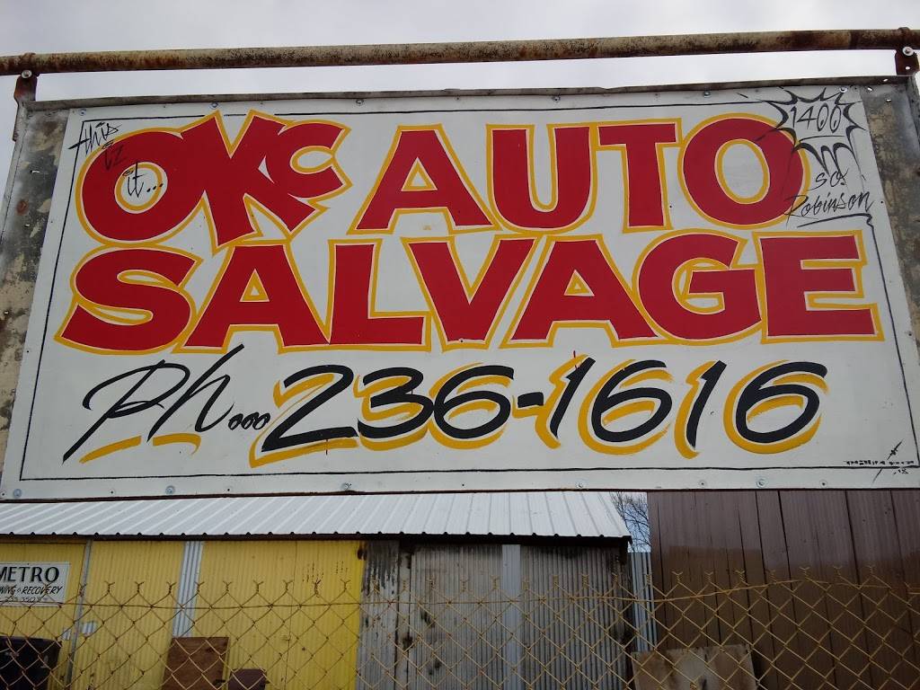 OKC Auto Salvage LLC | 1400 S Robinson Ave, Oklahoma City, OK 73109, USA | Phone: (405) 236-1616