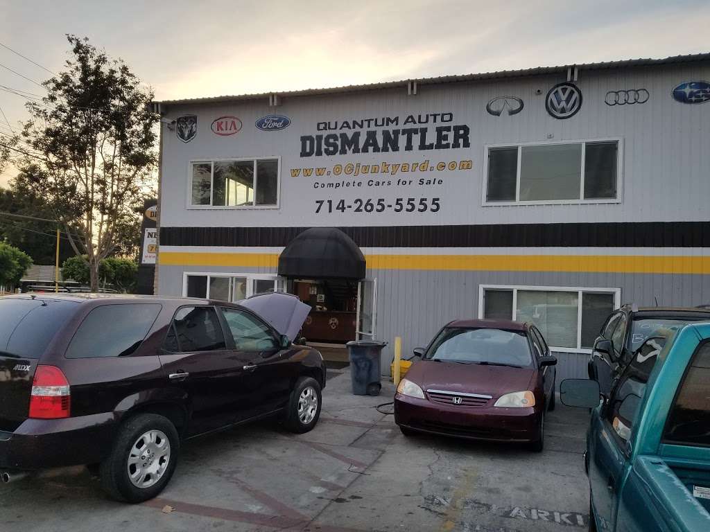 Quantum Auto Dismantler | 3125 W 5th St, Santa Ana, CA 92703, USA | Phone: (714) 265-5555