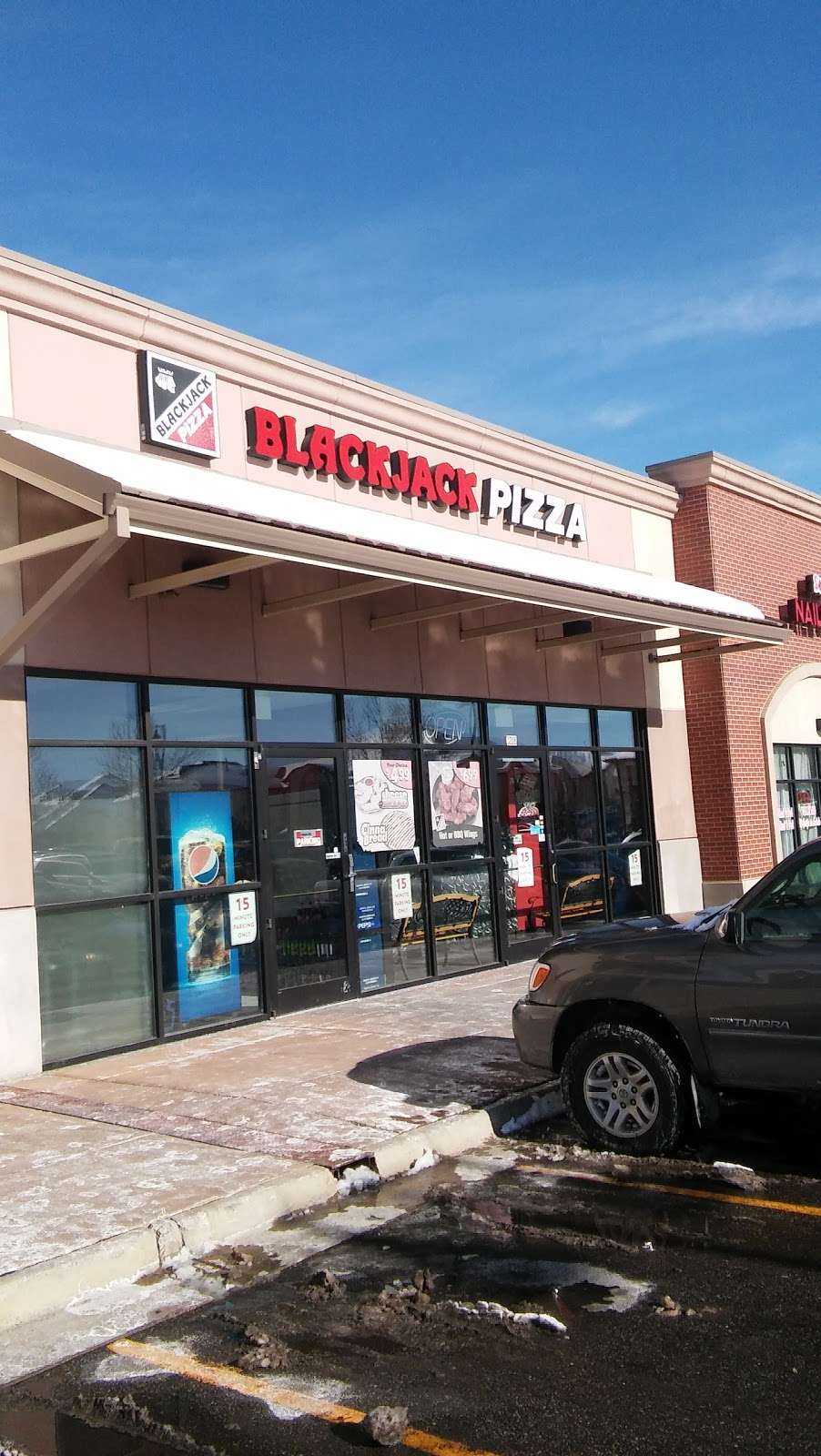 Blackjack Pizza & Salads | 3218 E 104th Ave, Thornton, CO 80233, USA | Phone: (303) 254-9735