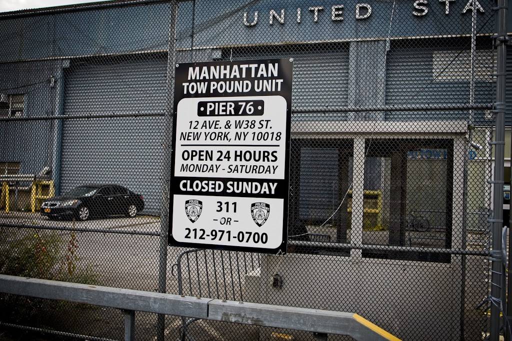 NYPD Tow Pound | 408 12th Ave, New York, NY 10018, USA | Phone: (212) 971-0770