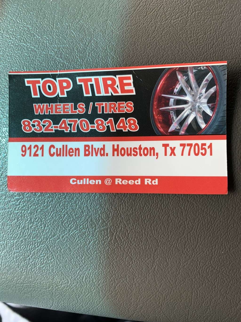 Top Tire | 9121 Cullen Blvd, Houston, TX 77051, USA | Phone: (832) 470-8148