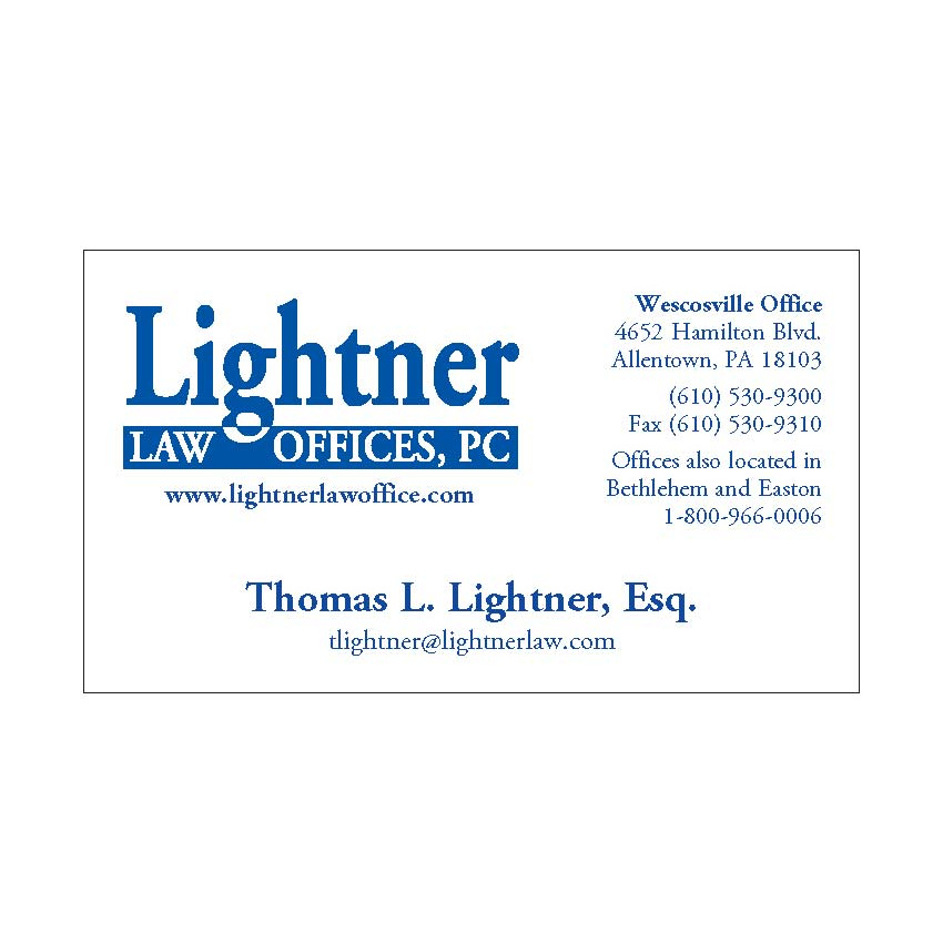 Lightner Law Office | 4652 Hamilton Blvd, Allentown, PA 18103, USA | Phone: (610) 530-9300