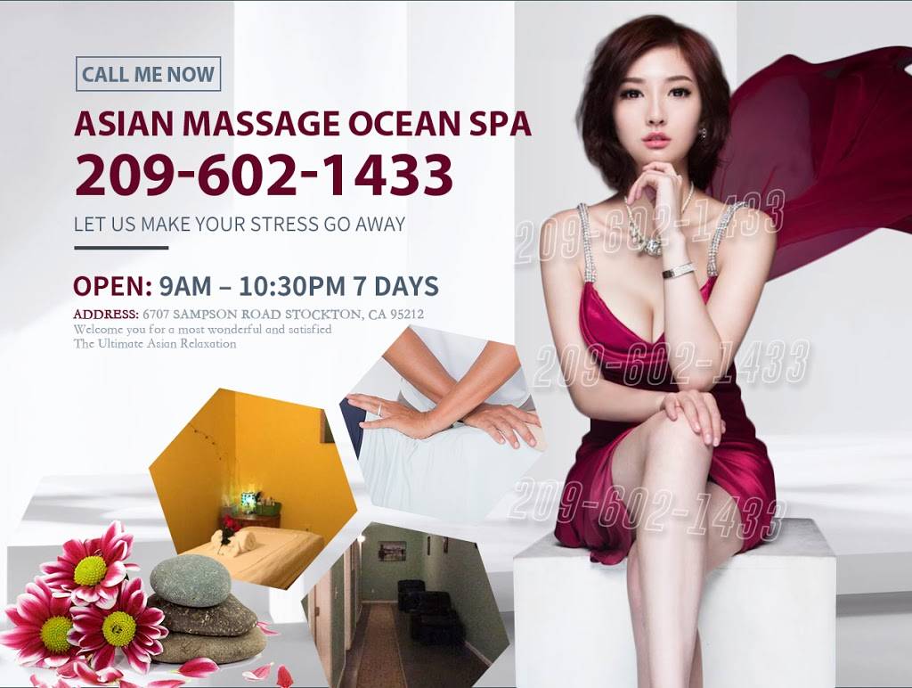 Asian Massage Ocean SPA | 6707 Sampson Rd, Stockton, CA 95212, USA | Phone: (209) 602-1433