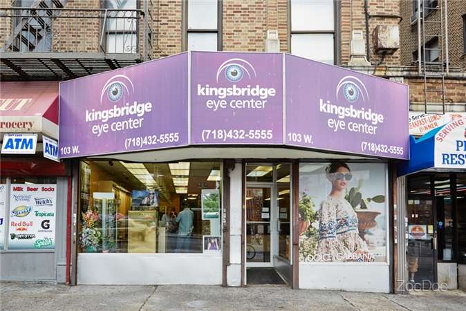 Kingsbridge Eye Center | 103 W Kingsbridge Rd, Bronx, NY 10468, USA | Phone: (718) 432-5555