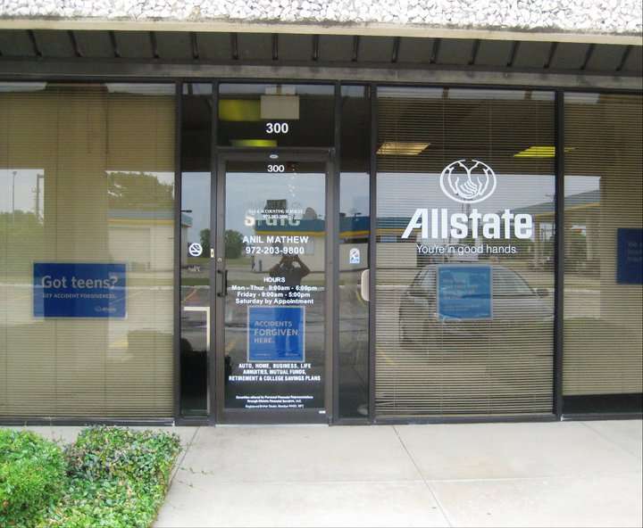 Anil Mathew: Allstate Insurance | 4321 N Belt Line Rd Ste 300, Mesquite, TX 75150, USA | Phone: (972) 203-9800