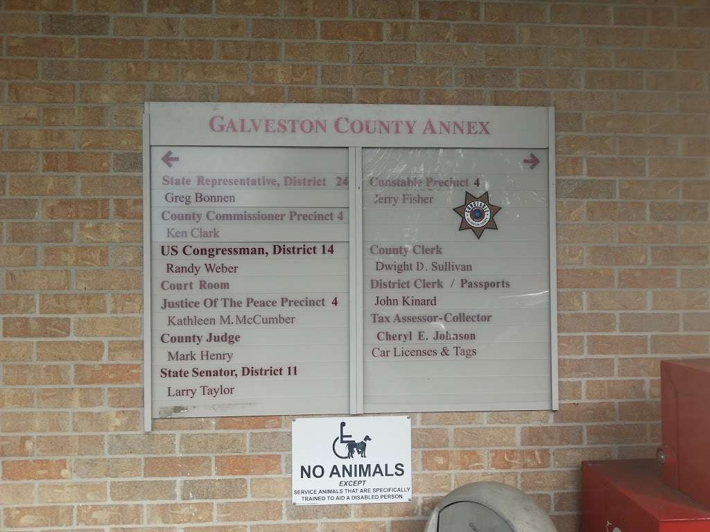 Galveston County Clerk - Annex | 174 N Calder Dr #149, League City, TX 77573, USA | Phone: (281) 316-8732