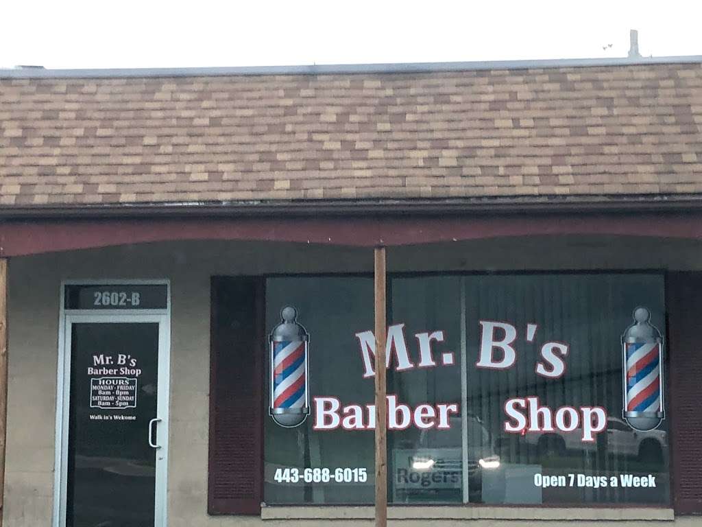 Mr.Bs Barbershop | 2602 Annapolis Rd, Severn, MD 21144, USA | Phone: (443) 688-6015