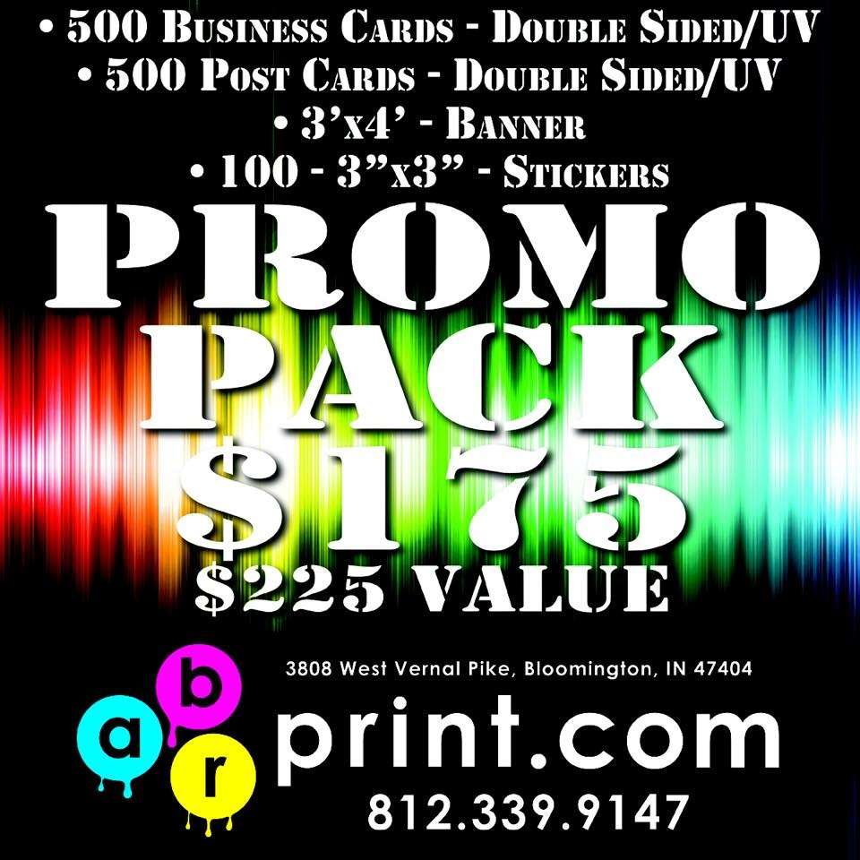 ABR Print | 3808 W Vernal Pike, Bloomington, IN 47404, USA | Phone: (812) 339-9147