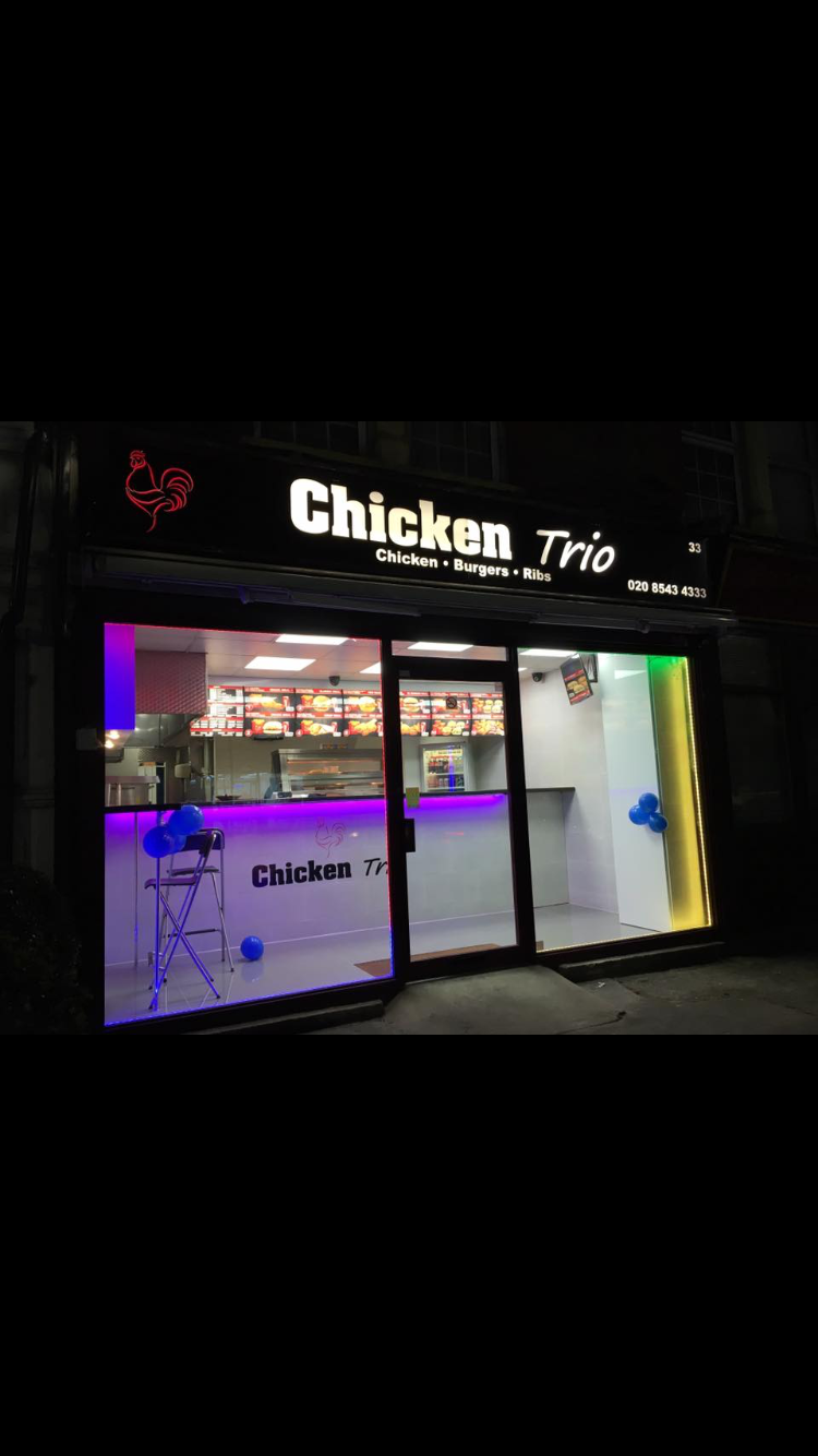 Chicken Trio | 33 High Street Colliers Wood, London SW19 2JE, UK | Phone: 020 8543 4333