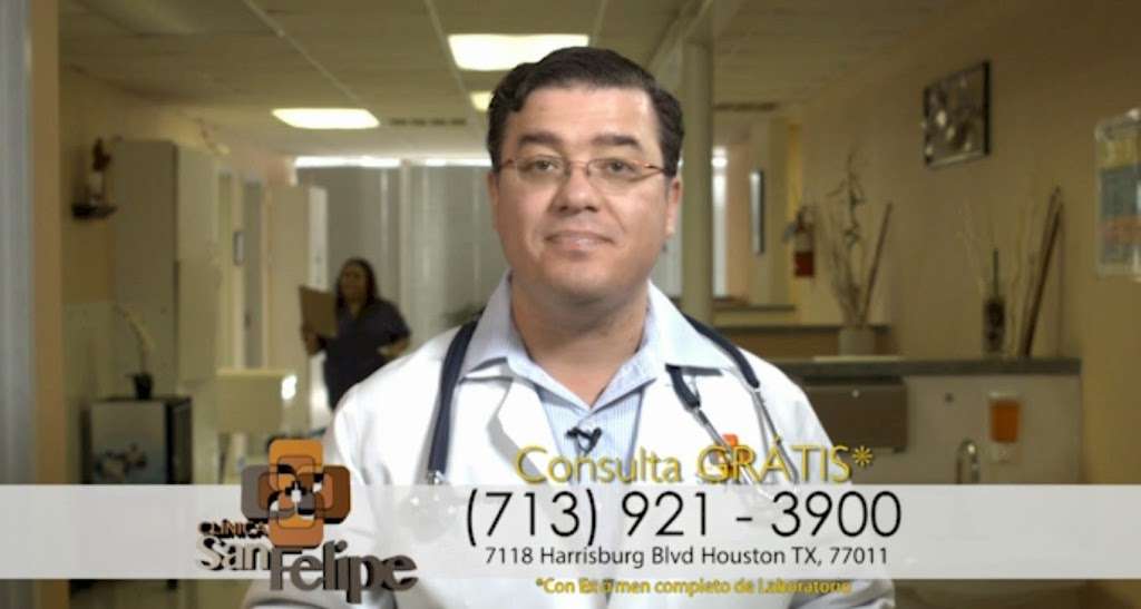 Clinica San Felipe - Harrisburg | 7218 Harrisburg Blvd, Houston, TX 77011, USA | Phone: (713) 921-3900