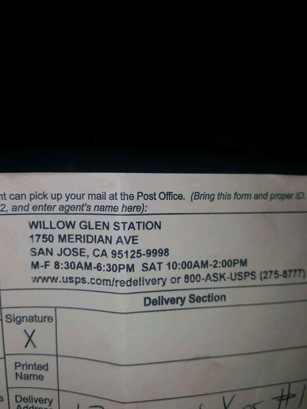 United States Postal Service | 1750 Meridian Ave, San Jose, CA 95125, USA | Phone: (800) 275-8777