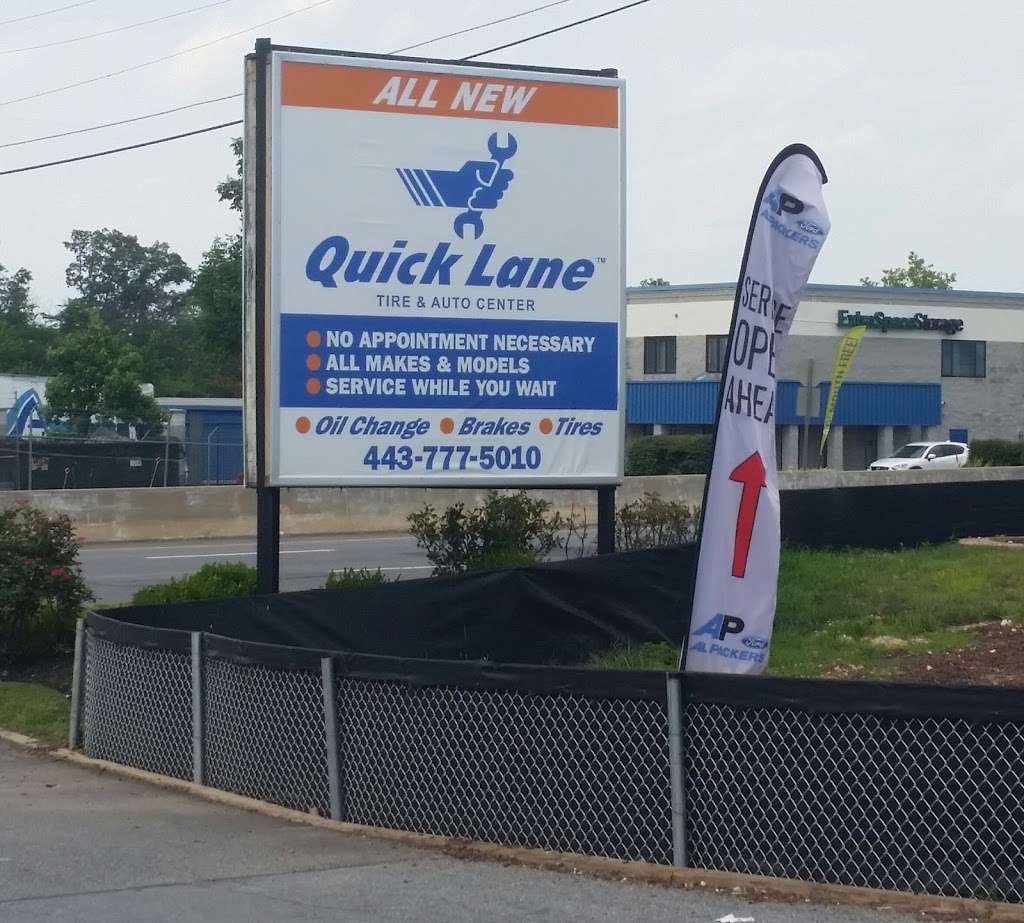 Quick Lane Tire & Auto Center At AL Packer | 9801 Pulaski Hwy, Middle River, MD 21220, USA | Phone: (443) 777-5010