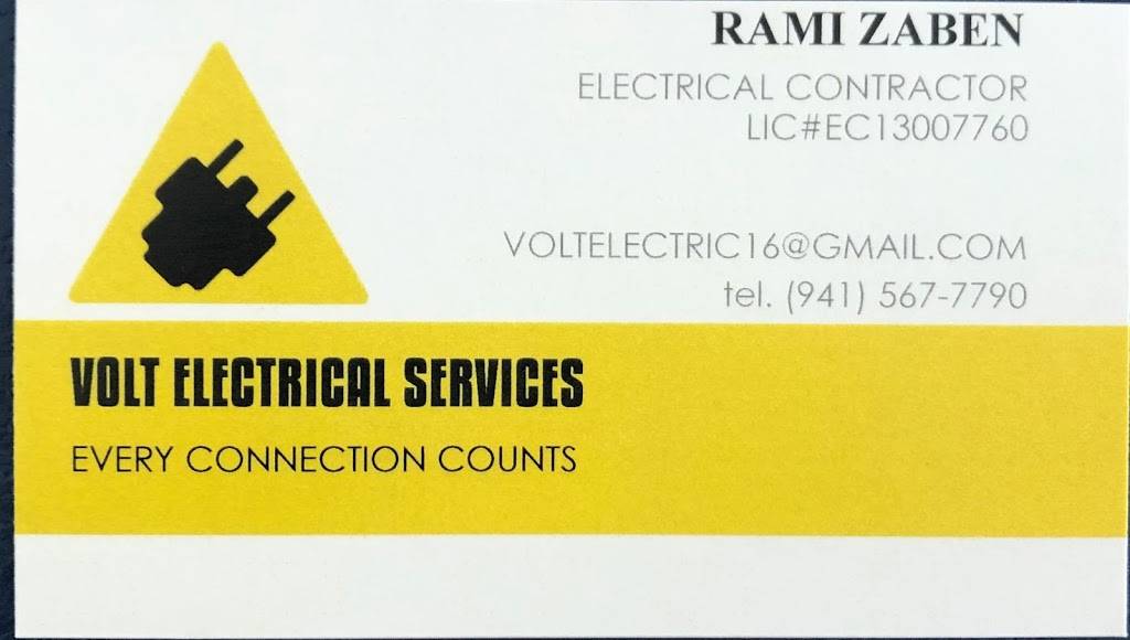 Volt Electrical Services | 3949 King Bridge Pl, Ellenton, FL 34222, USA | Phone: (941) 567-7790