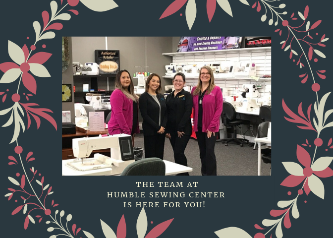 Humble Sewing Center | 611 Farm to Market 1960 Bypass Rd E Suite D, Humble, TX 77338, USA | Phone: (281) 446-1818