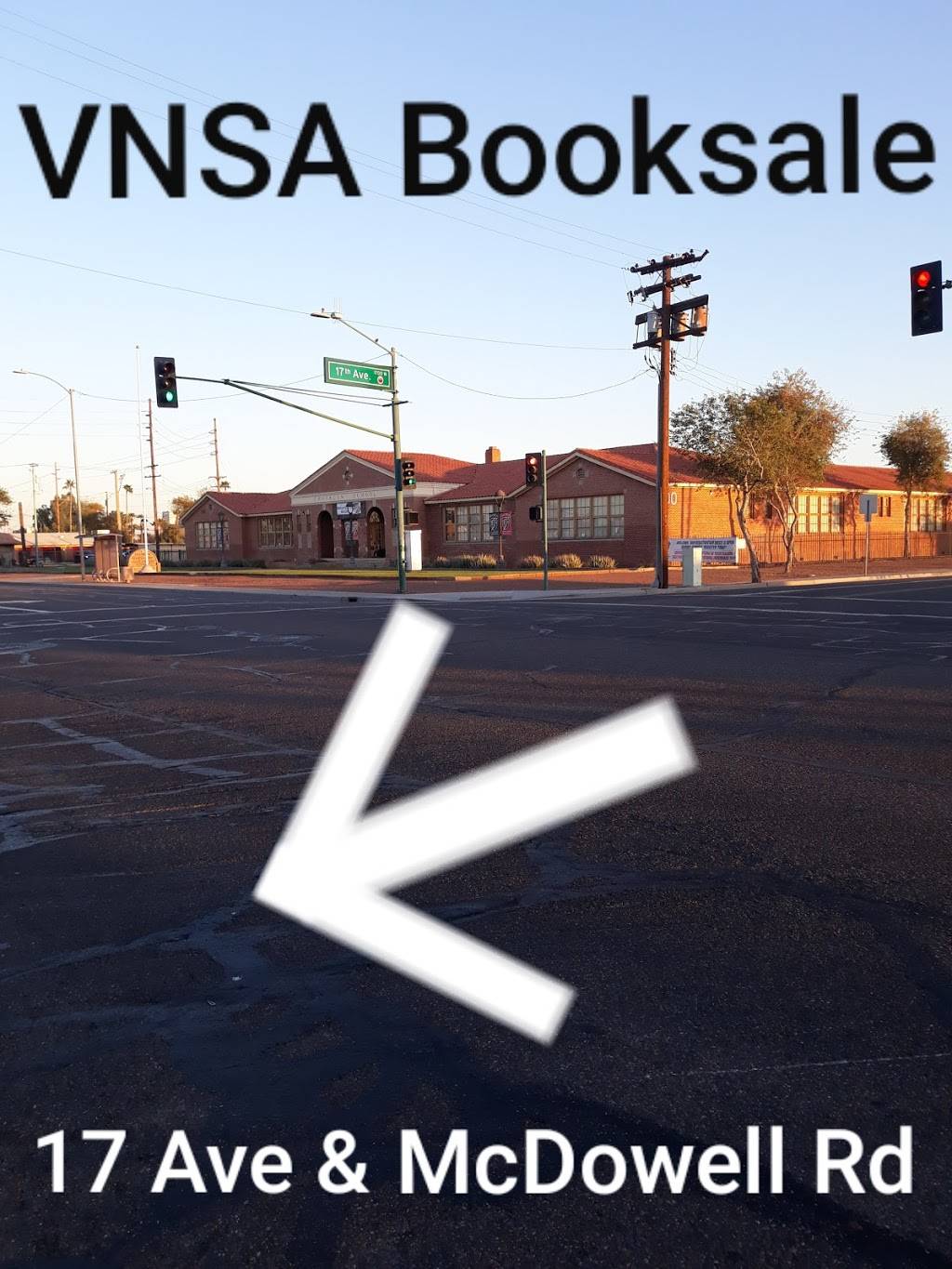 VNSA Booksale | Ag Building, 1826 W McDowell Rd, Phoenix, AZ 85007, USA | Phone: (602) 685-6805