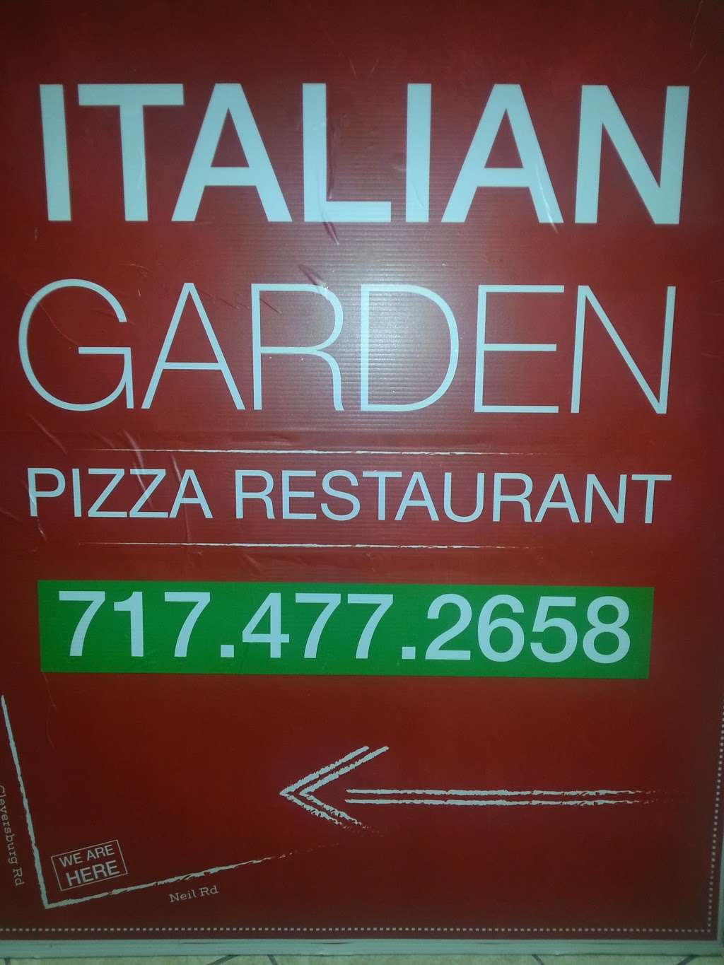 Italian Garden Pizza Restaurant | 2 Neil Rd, Shippensburg, PA 17257, USA | Phone: (717) 300-3325