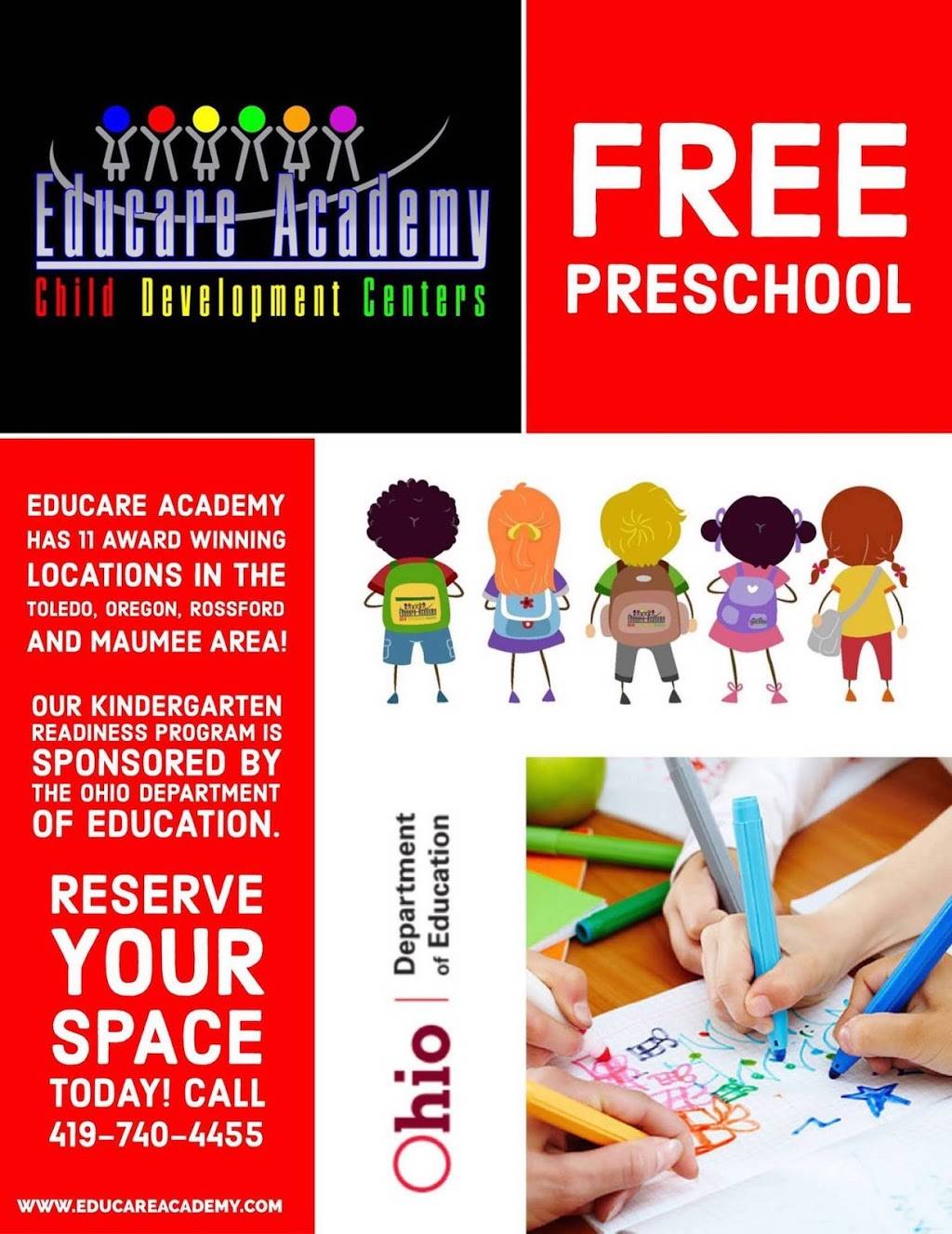 Educare Academy | East Toledo (Starr) | 806 Starr Ave, Toledo, OH 43605, USA | Phone: (419) 693-7550