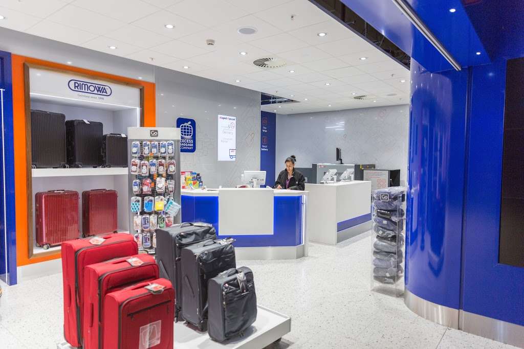 Excess Baggage Company | F10, North Terminal, Service Rd, Horley, Gatwick RH6 0JN, UK | Phone: 01293 734888