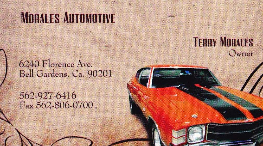 Bell Gardens Auto Repair Morales | 6240 Florence Ave, Bell Gardens, CA 90201, USA | Phone: (562) 927-6416