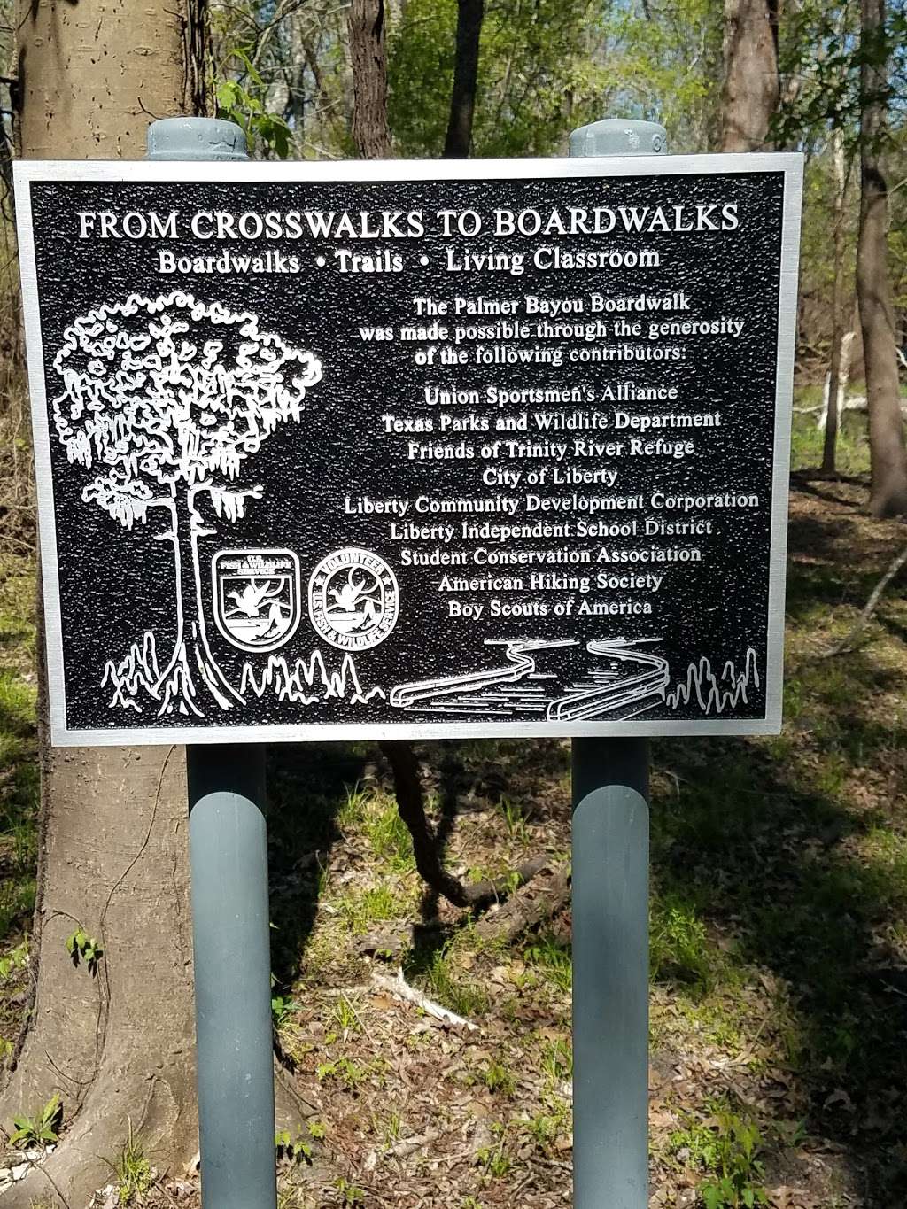 Palmer Bayou Boardwalk, Trinity River National Wildlife Refuge | Liberty, TX 77575, USA