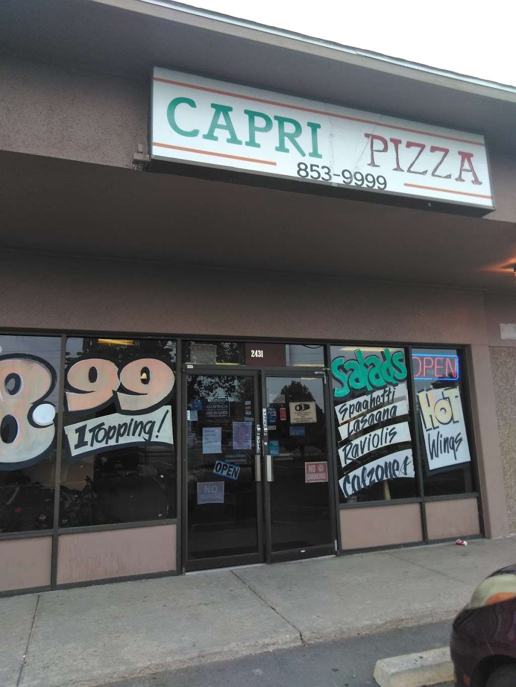 Capri Pizza | 2431 E 88th Ave, Thornton, CO 80229, USA | Phone: (303) 853-9999