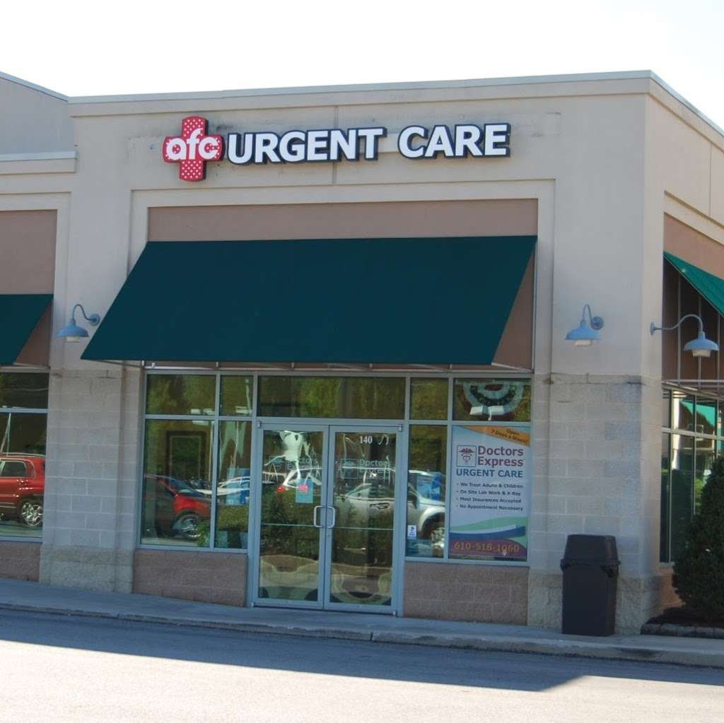 AFC Urgent Care Downingtown | 150 E Pennsylvania Ave #140, Downingtown, PA 19335, USA | Phone: (610) 518-1060