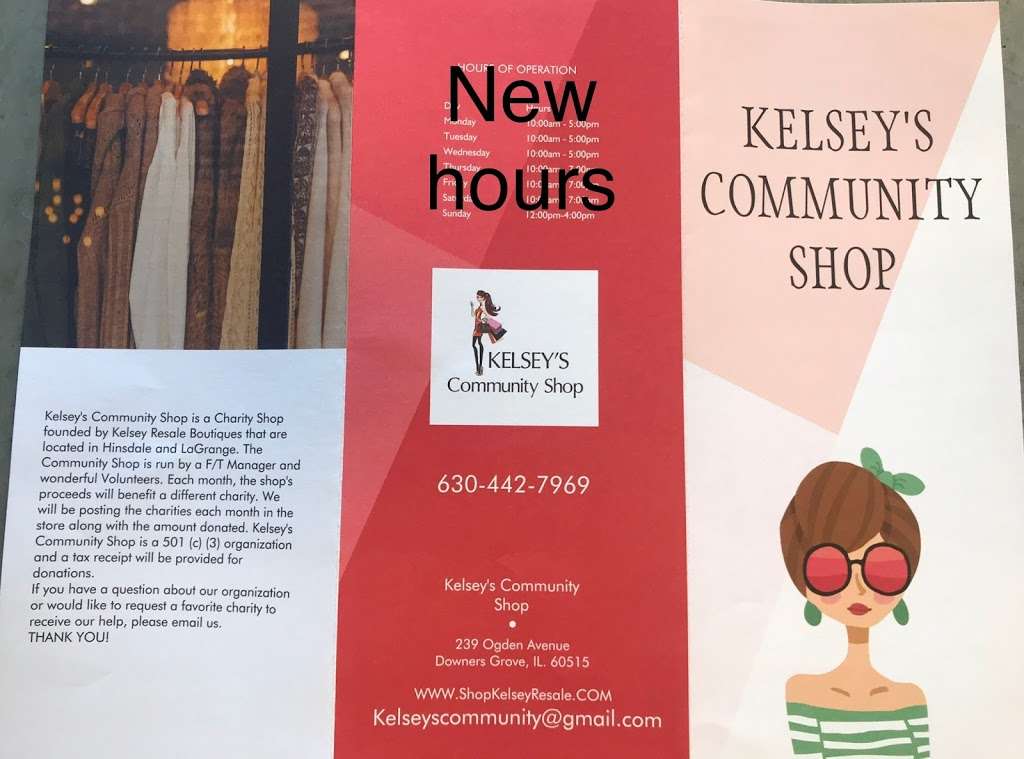 Kelseys Community Shop | 239 Ogden Ave, Downers Grove, IL 60515, USA | Phone: (630) 442-7969