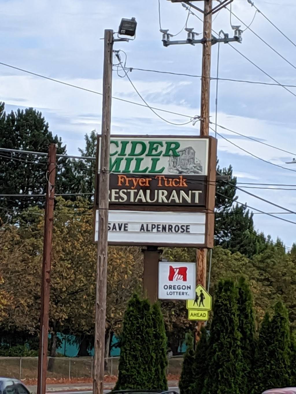 Cider Mill & Fryer Tuck Chicken | 6712 SW Capitol Hwy, Portland, OR 97219, USA | Phone: (503) 246-7737