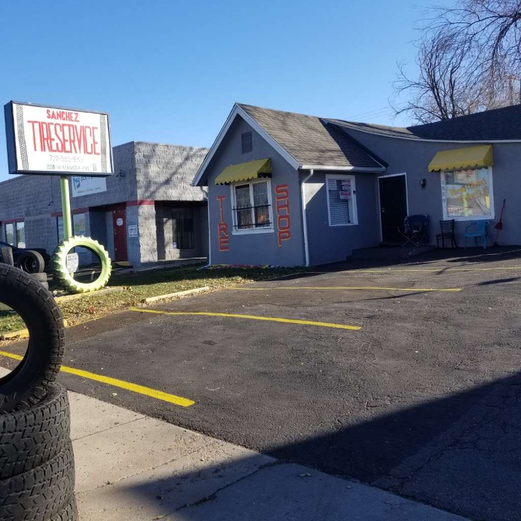 Sanchez tire service | 1550 W Alameda Ave, Denver, CO 80223, USA | Phone: (720) 585-9913