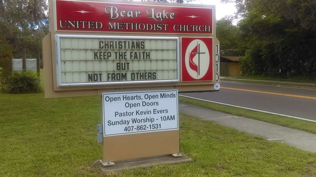 Bear Lake United Methodist Church | 1010 Bear Lake Rd, Apopka, FL 32703, USA | Phone: (407) 862-1531