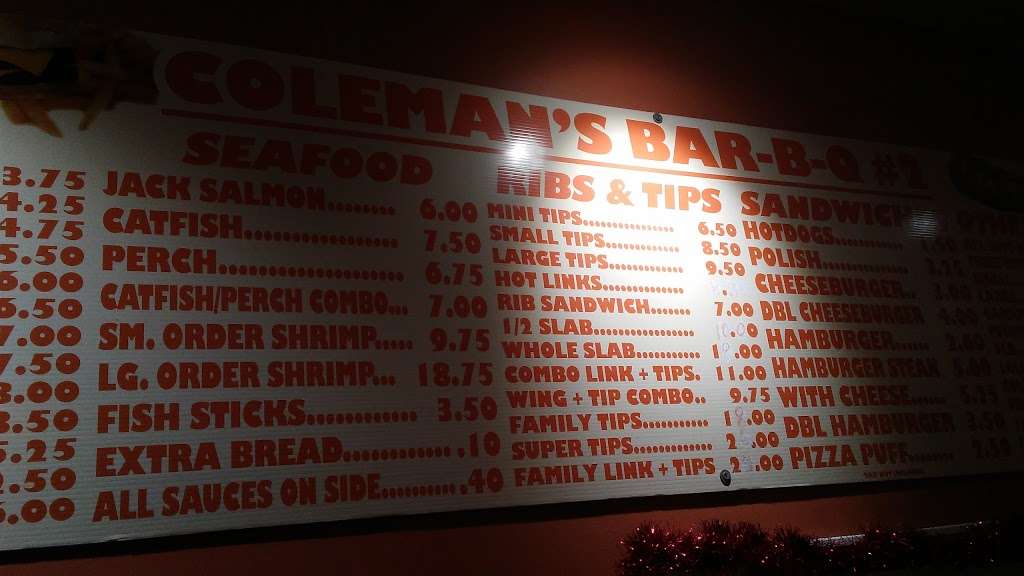 Colemans 2 Ribs & Tips | 5754 W Chicago Ave, Chicago, IL 60651, USA | Phone: (773) 287-0363