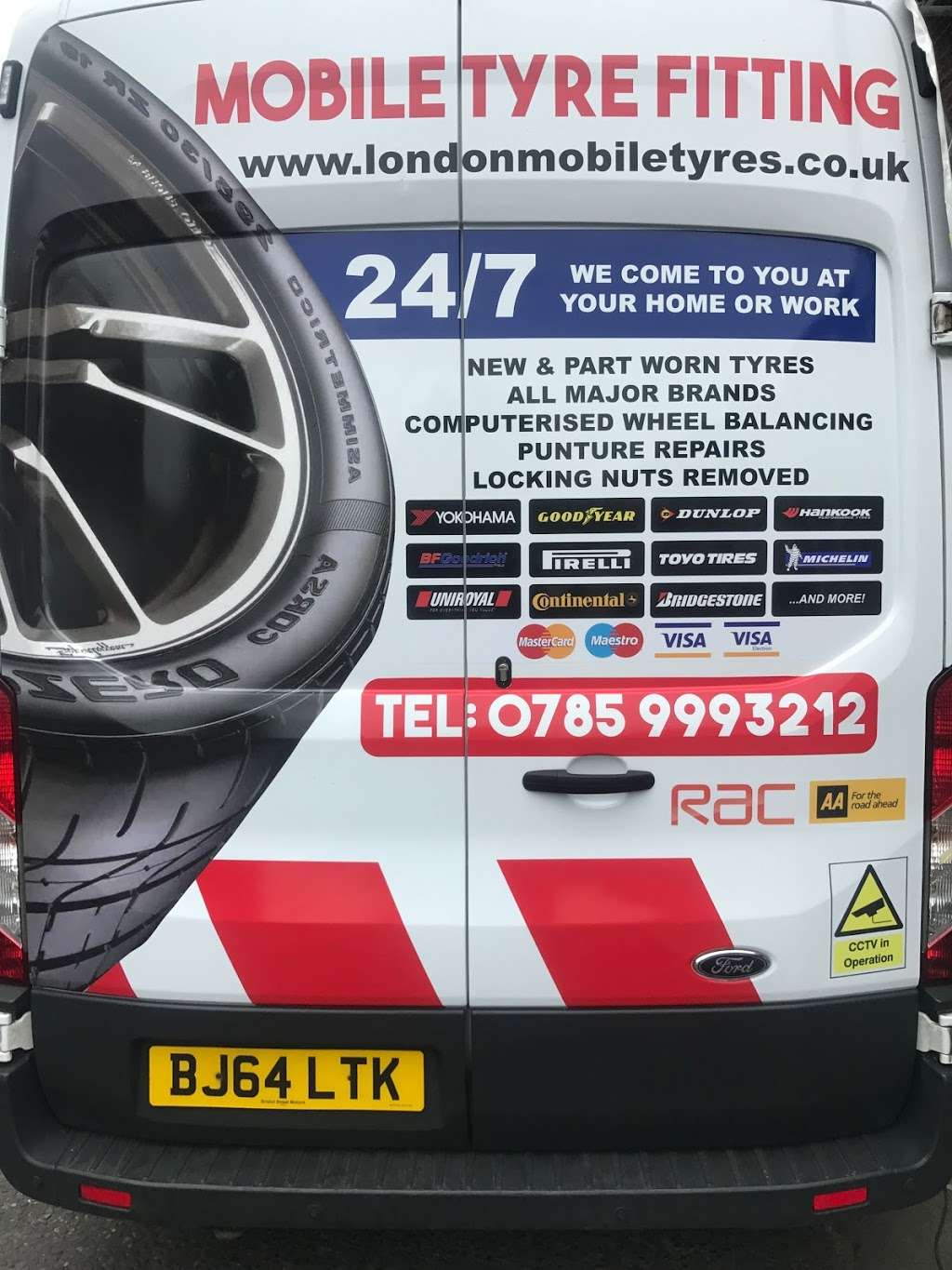 24 Hour Mobile Tyre Service | Regan House, Snells Park, London N18 2SZ, UK | Phone: 07859 993212